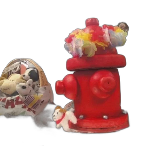 red, fire, hydrant, cake transparent PNG cut-out