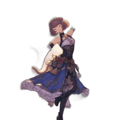 dress, staff, weapon, sword transparent PNG cut-out