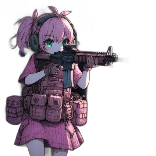 weapon, animal, robot, staff transparent PNG cut-out