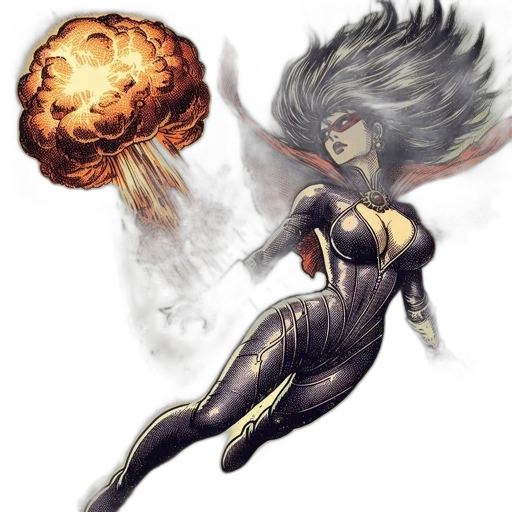 comic book art, concept art, fantasy art, cartoon transparent PNG cut-out
