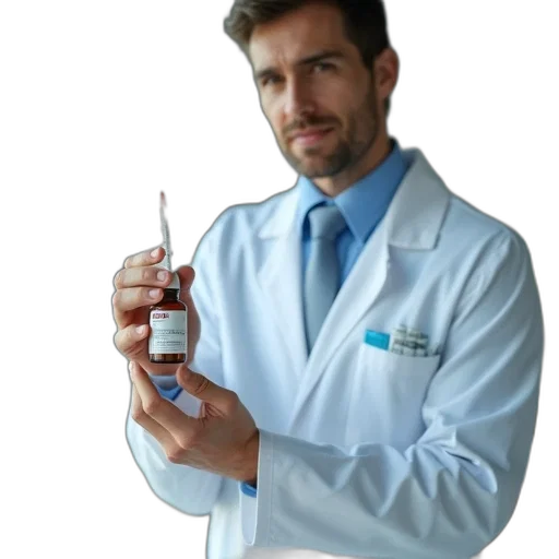 bottle, staff, jacket, man transparent PNG cut-out