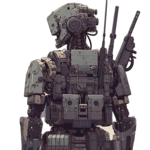 robot, weapon, animal, concept art transparent PNG cut-out