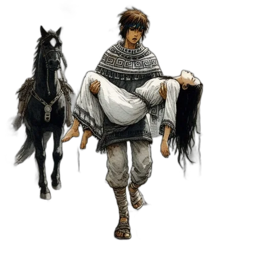 animal, sword, staff, concept art transparent PNG cut-out