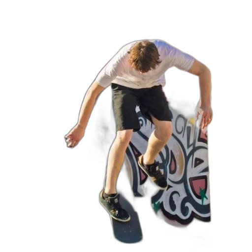 concept art, vaporwave, young, man transparent PNG cut-out