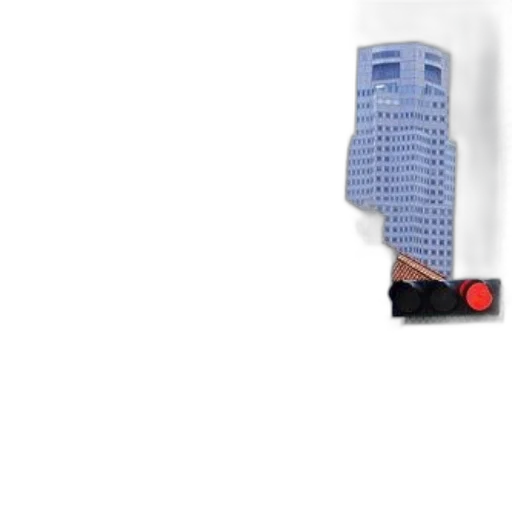 building, umbrella, robot, weapon transparent PNG cut-out