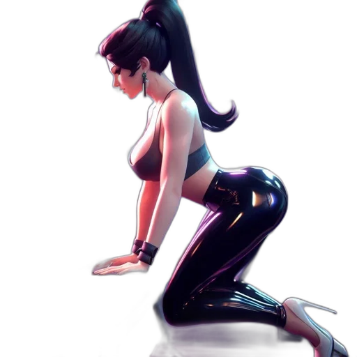 dress, robot, concept art, cyberpunk transparent PNG cut-out