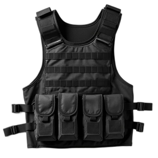 jacket, weapon, dress, tactical transparent PNG cut-out