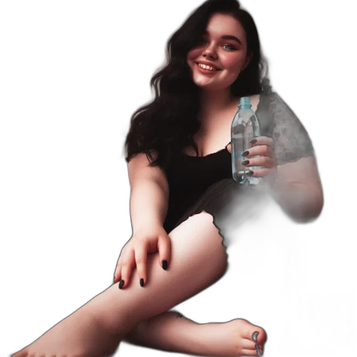 bottle, dress, creature, animal transparent PNG cut-out