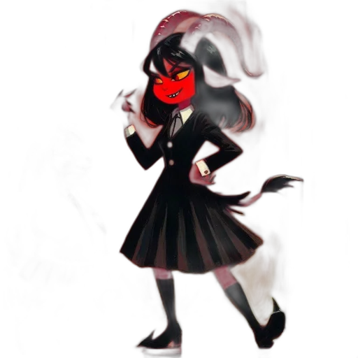 mask, creature, jacket, dress transparent PNG cut-out