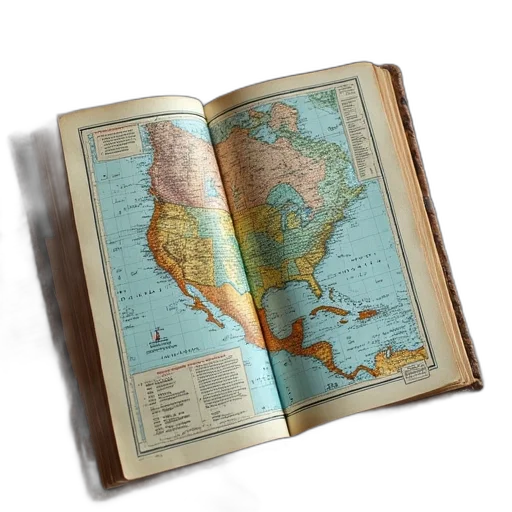 national, geographic, guide, map transparent PNG cut-out