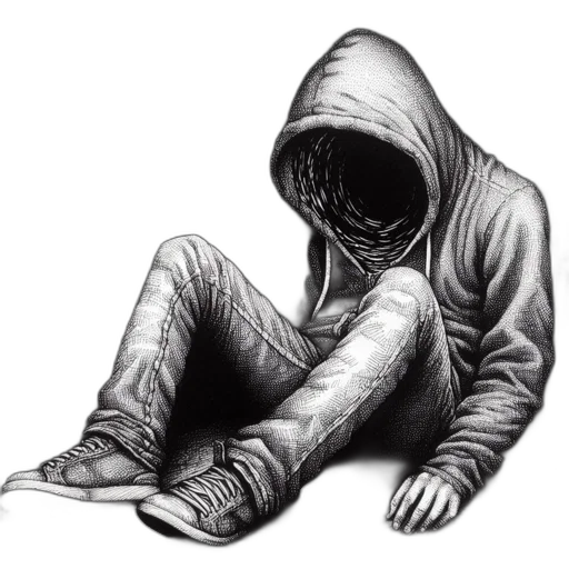 jacket, mask, face, staff transparent PNG cut-out