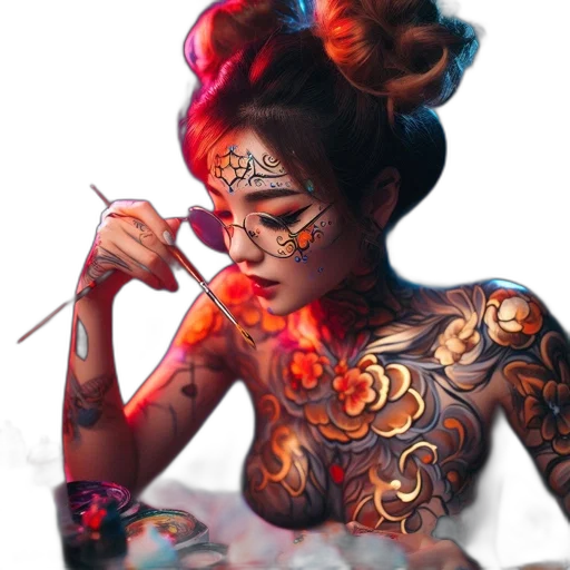 jewelry, dress, mask, dragon transparent PNG cut-out