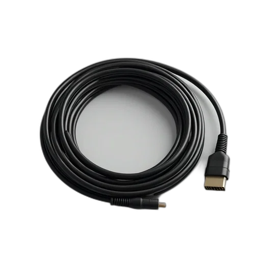 jewelry, cable, coiled, black transparent PNG cut-out