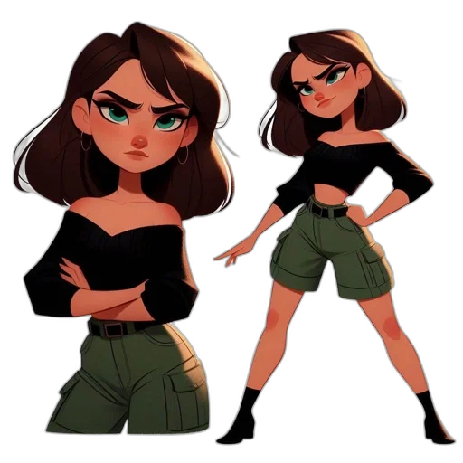 dress, jacket, cartoon, concept art transparent PNG cut-out