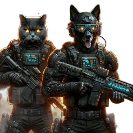 concept art, cyberpunk, comic book art, pixel art transparent PNG cut-out