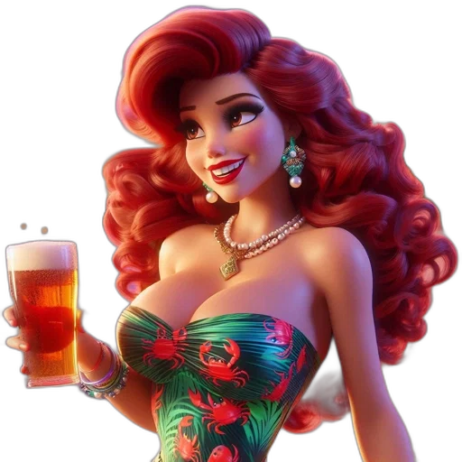 fantasy art, cartoon, photorealistic, 3d render transparent PNG cut-out