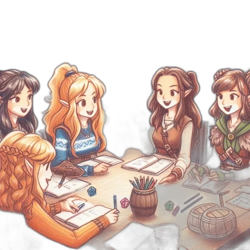 concept art, fantasy art, pixel art, watercolor transparent PNG cut-out