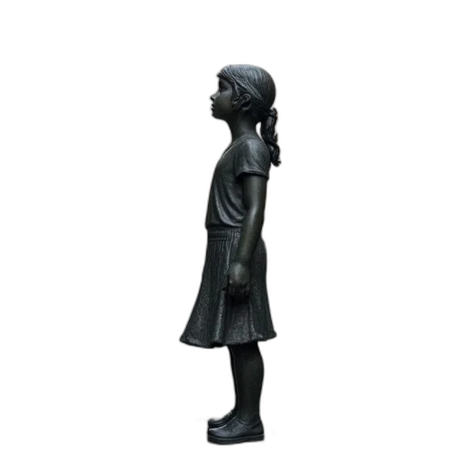 staff, dress, 3d render, concept art transparent PNG cut-out