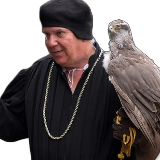 animal, jacket, hat, staff transparent PNG cut-out