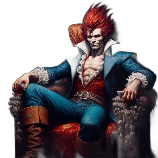 jacket, concept art, comic book art, fantasy art transparent PNG cut-out