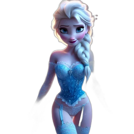 dress, concept art, 3d render, fantasy art transparent PNG cut-out