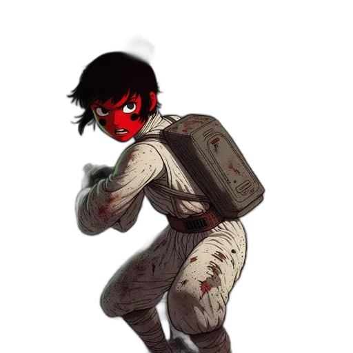 mask, robot, creature, jacket transparent PNG cut-out