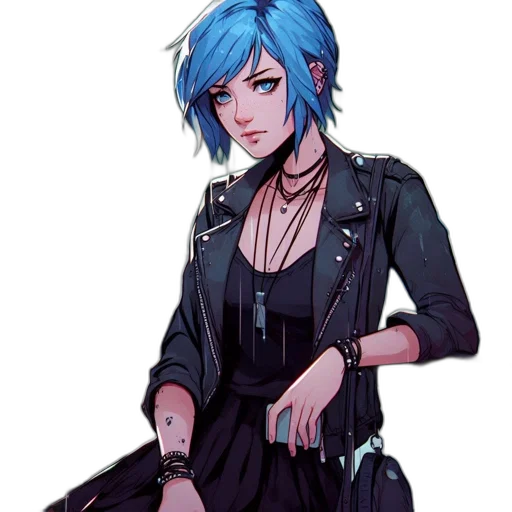 dress, jacket, staff, jewelry transparent PNG cut-out