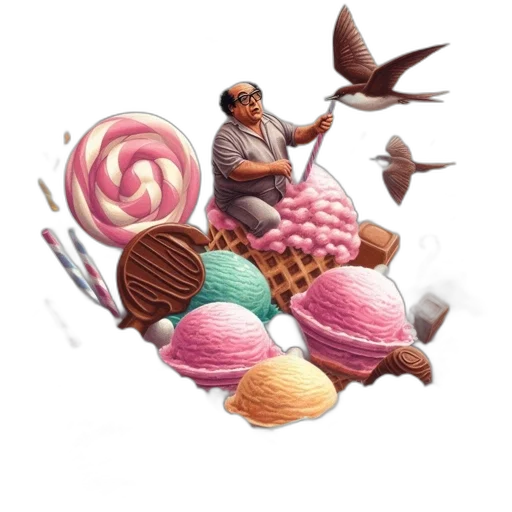 food, concept art, pixel art, pastel transparent PNG cut-out