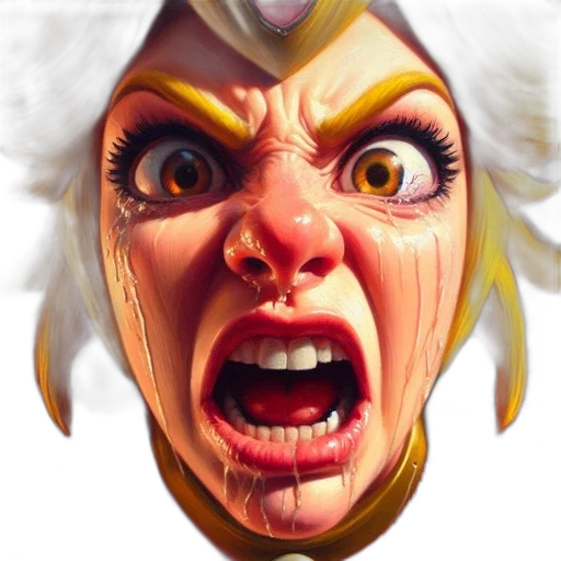 face, mask, crown, fantasy art transparent PNG cut-out