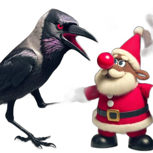 animal, concept art, 3d render, dark transparent PNG cut-out