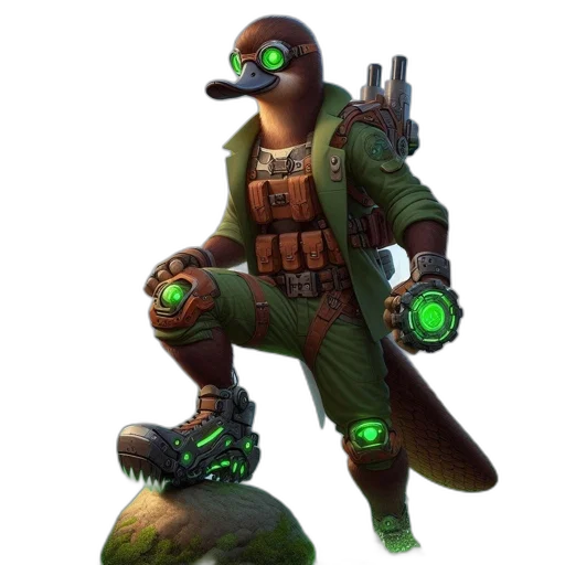 weapon, animal, creature, robot transparent PNG cut-out
