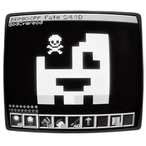 robot, weapon, face, pixel art transparent PNG cut-out