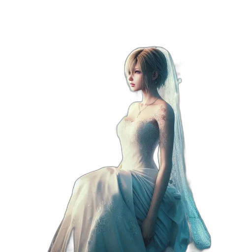 dress, crown, staff, face transparent PNG cut-out