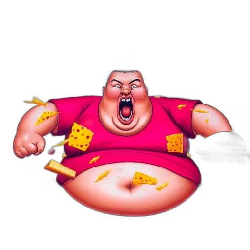 food, concept art, photorealistic, cartoon transparent PNG cut-out
