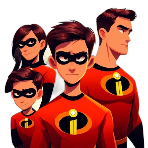 comic book art, cartoon, concept art, 3d render transparent PNG cut-out