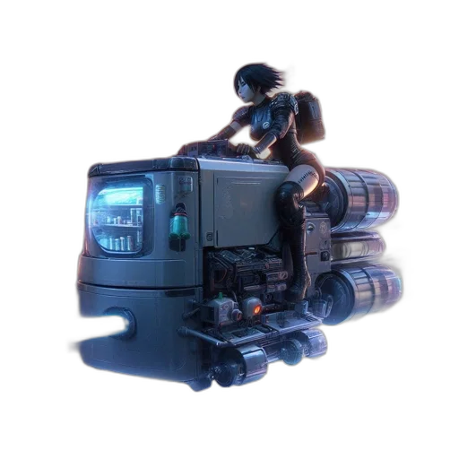 robot, weapon, bottle, staff transparent PNG cut-out