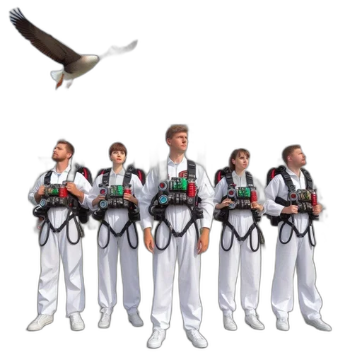 staff, jacket, animal, concept art transparent PNG cut-out