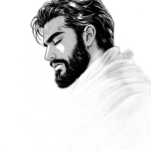face, comic book art, pencil sketch, photorealistic transparent PNG cut-out