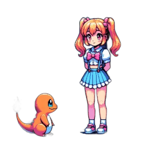 creature, animal, dress, staff transparent PNG cut-out