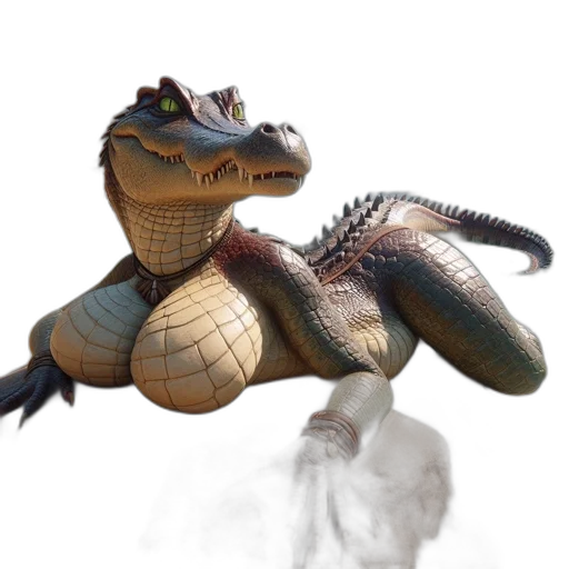 dragon, creature, animal, 3d render transparent PNG cut-out