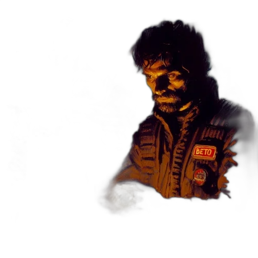 jacket, face, mask, concept art transparent PNG cut-out