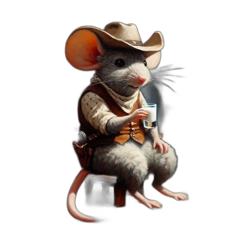 hat, animal, jacket, staff transparent PNG cut-out