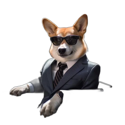 staff, animal, jacket, weapon transparent PNG cut-out
