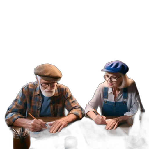 hat, concept art, photorealistic, pixel art transparent PNG cut-out