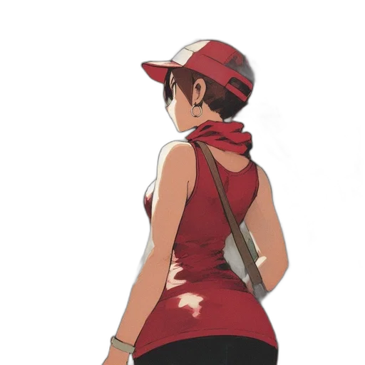 hat, staff, dress, weapon transparent PNG cut-out