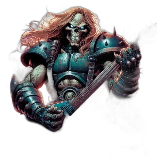 robot, staff, concept art, fantasy art transparent PNG cut-out