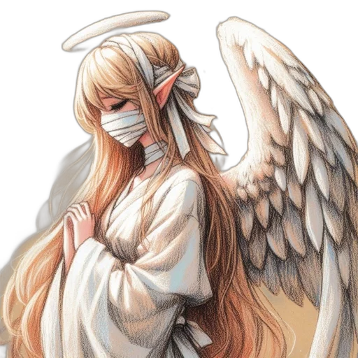 mask, fantasy art, anime, pixel art transparent PNG cut-out