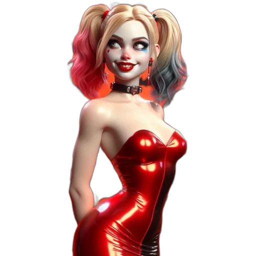 dress, comic book art, concept art, 3d render transparent PNG cut-out