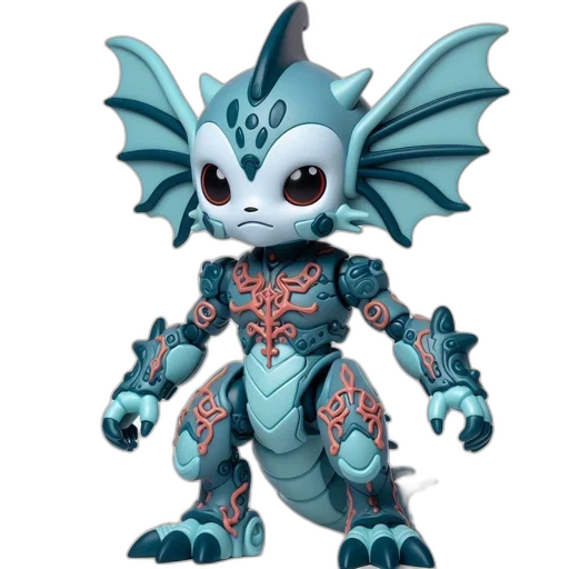 dragon, creature, 3d render, concept art transparent PNG cut-out