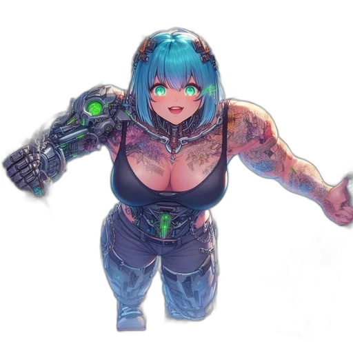 robot, dress, weapon, creature transparent PNG cut-out